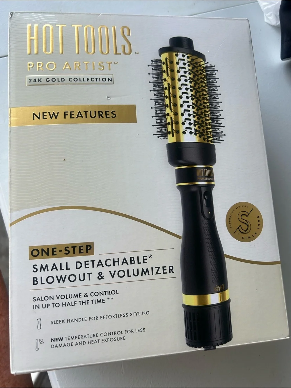 Hot Tools One-Step Detachable Gold & Black Blowout Volumizer